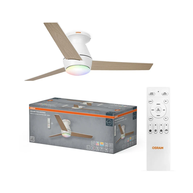 VENTILATEUR DE PLAFOND NORDES 1065 38W CCTRGB OSRAM