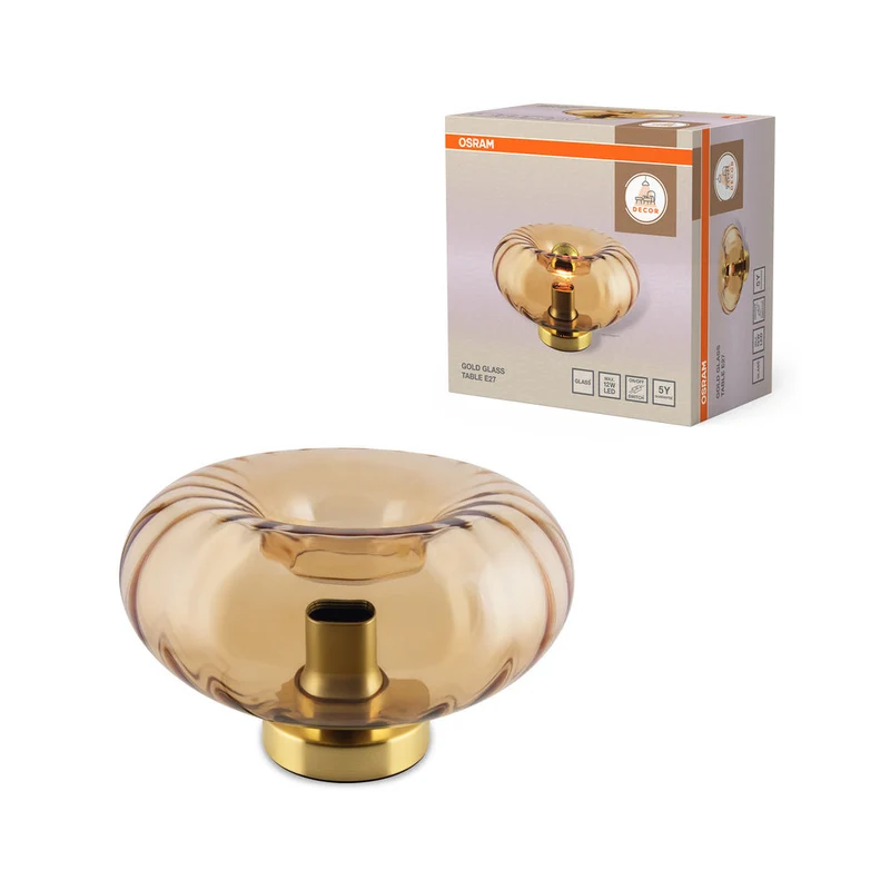OSRAM DECOR Gold Glass lampe à poser E27 Or