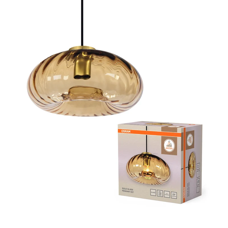 OSRAM DECOR Gold Glass Suspension E27 Or