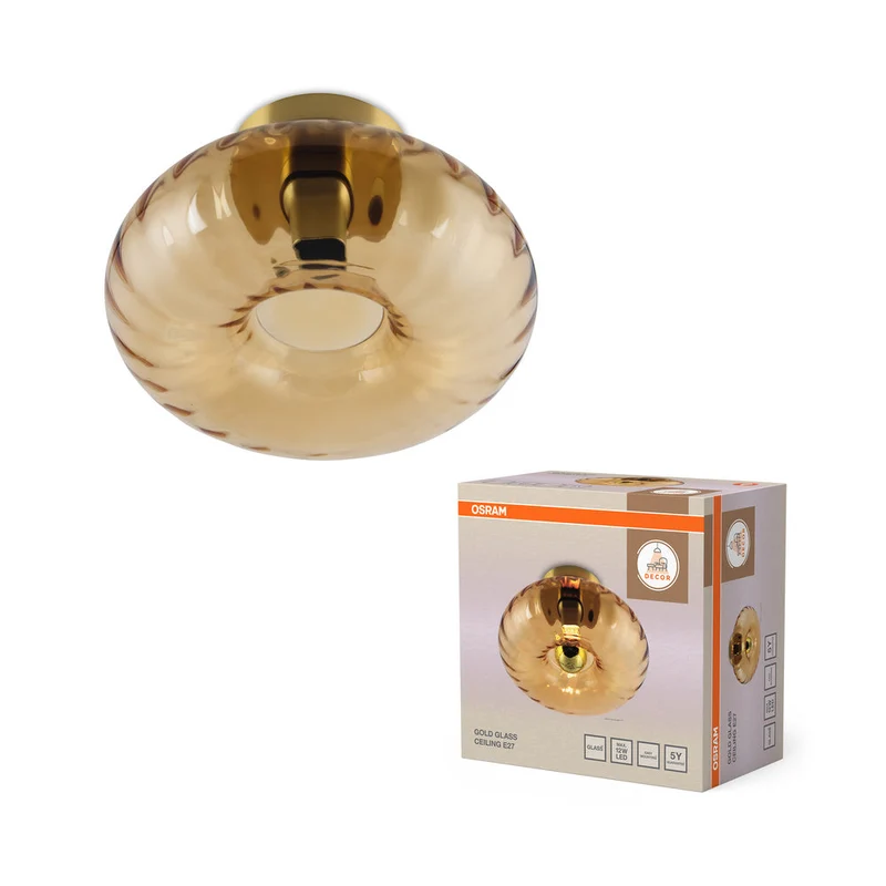 OSRAM DECOR Gold Glass Plafonnier E27 Or