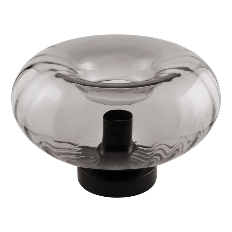 OSRAM DECOR Smoke Glass lampe à poser E27 Noir
