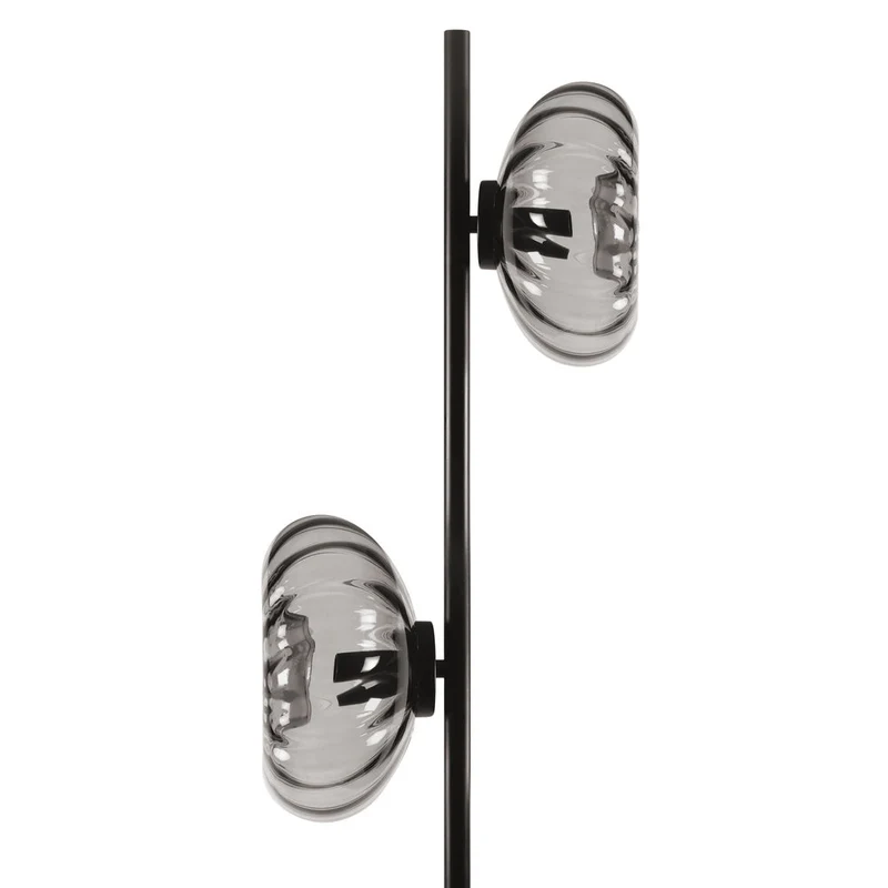 OSRAM DECOR Smoke Glass Lampadaire 2xE14 Noir