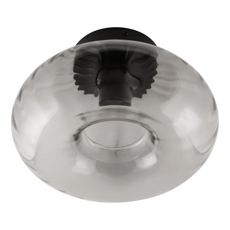 OSRAM DECOR Smoke Glass lampe à poser E27 Noir