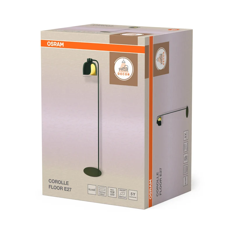OSRAM DECOR Corolle lampadaire E27 Vert