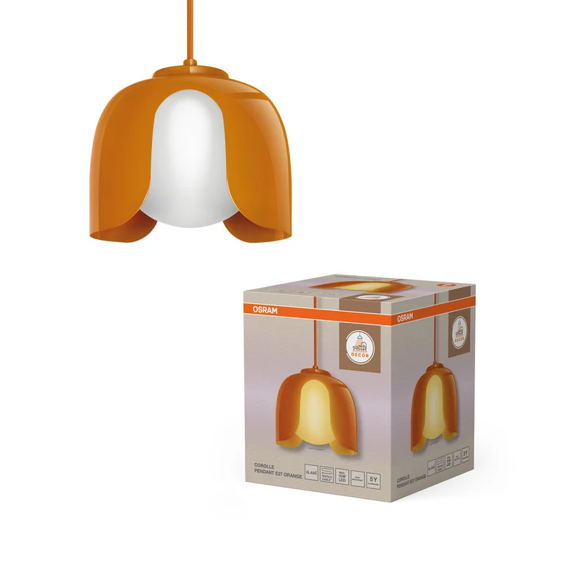 OSRAM DECOR Corolle Suspension E27 Orange