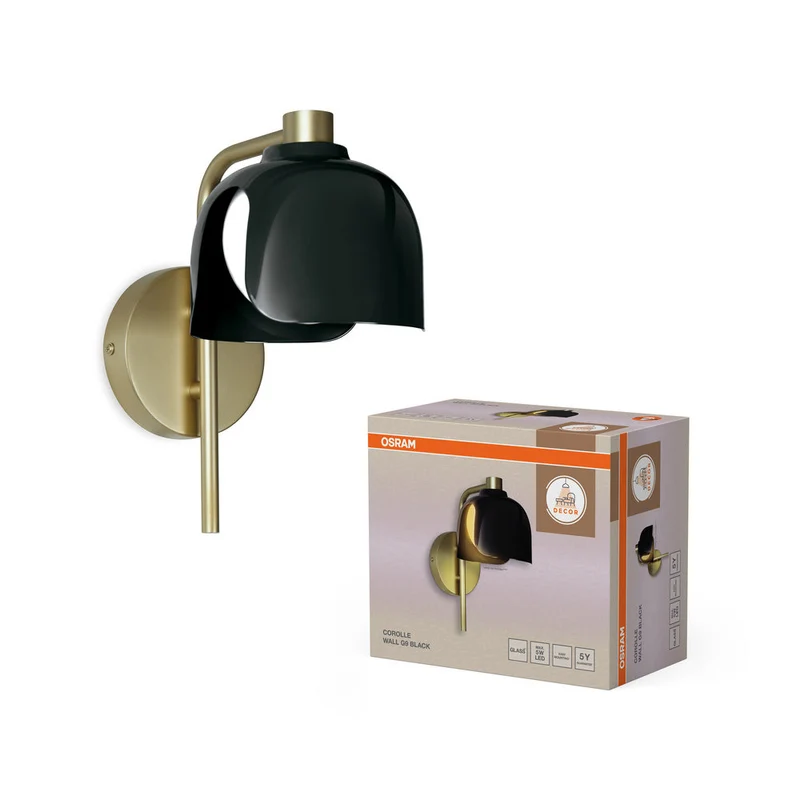 OSRAM DECOR Corolle applique G9 Noir