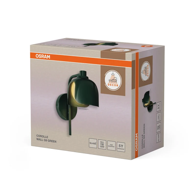 OSRAM DECOR Corolle Applique G9 Vert