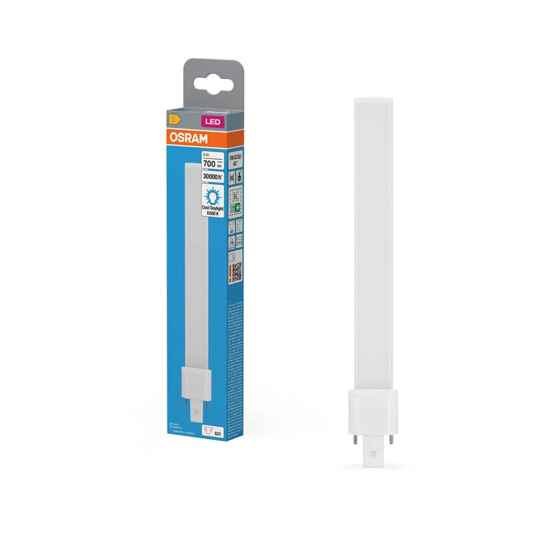 OSRAM DULUX LED S EM & ALIMENTATION SECTEUR 6W 865 G23
