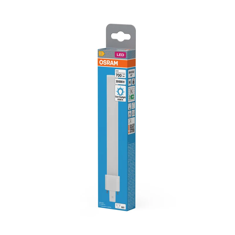 OSRAM DULUX LED S EM & ALIMENTATION SECTEUR 6W 865 G23