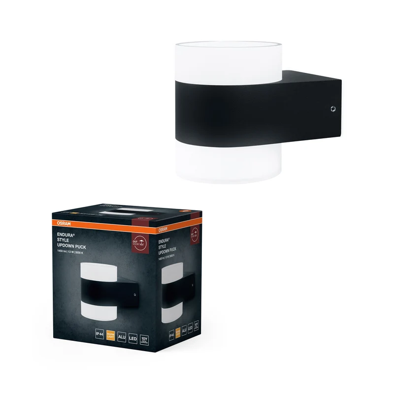 OSRAM ENDURA Style UpDown Puck Applique murale LED grise