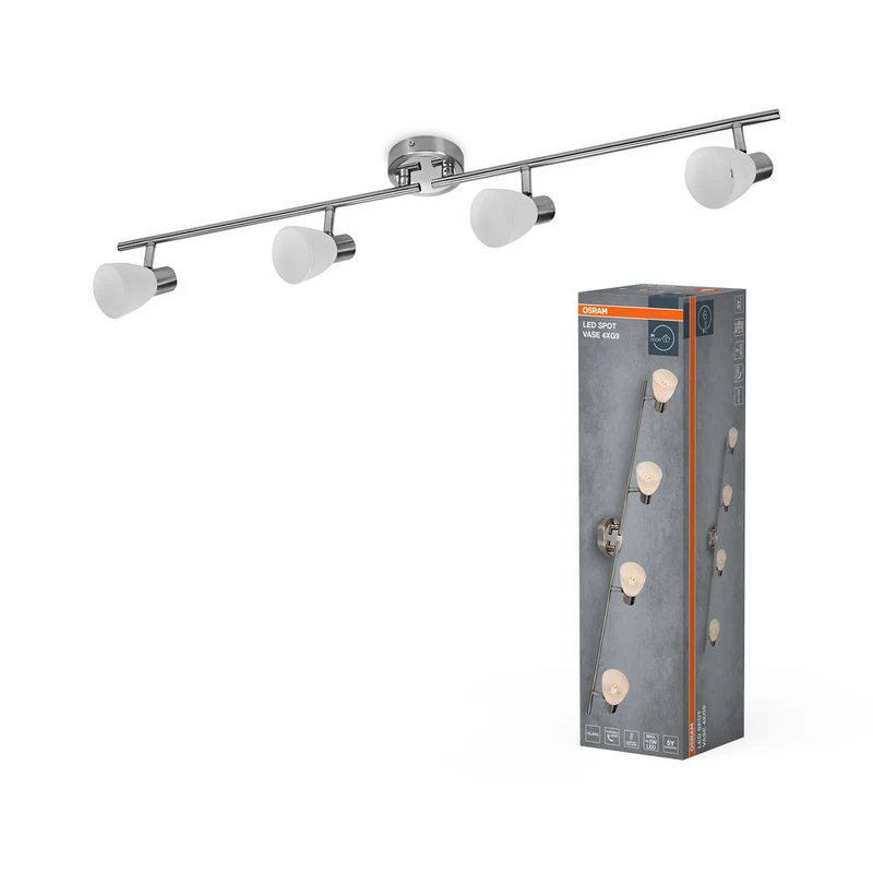 OSRAM LED Spot Vase lampe à poser 4xG9 Nickel brossé
