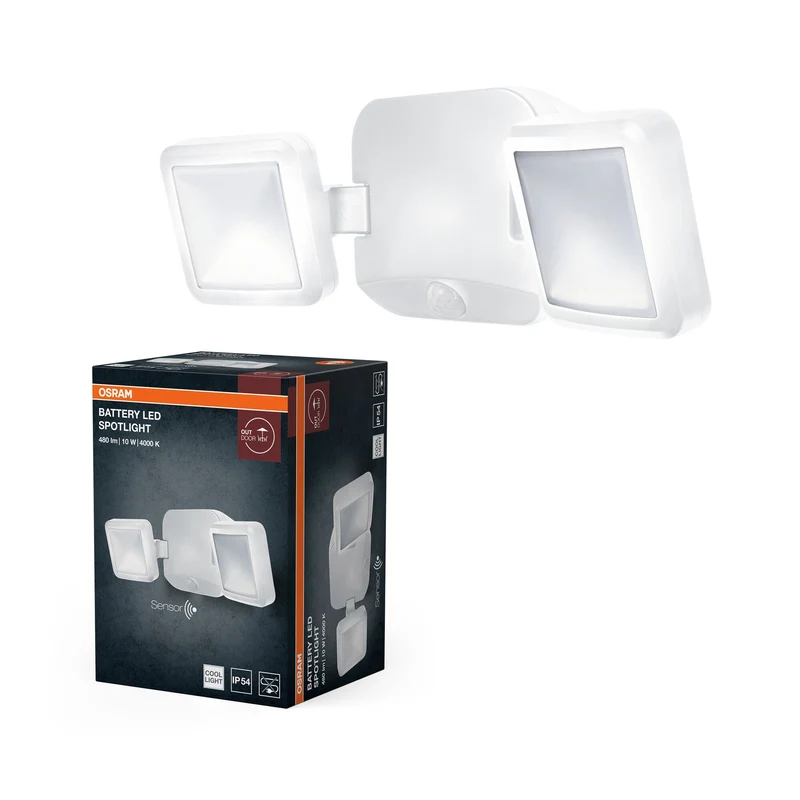 OSRAM Battery Spotlight, luminaire extérieur, blanc, 10W, 4000K