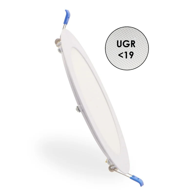 Downlight Led Circulaire Série Pro 12W Cct 150 coupe UGR19