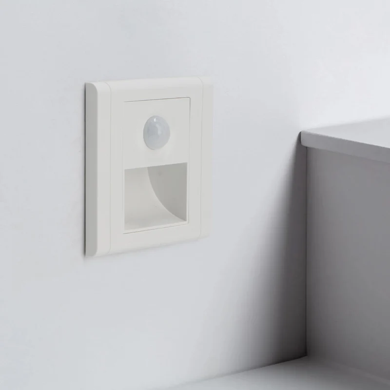 Balise Led Encastrable Nomis Square 1.2 W - PIR