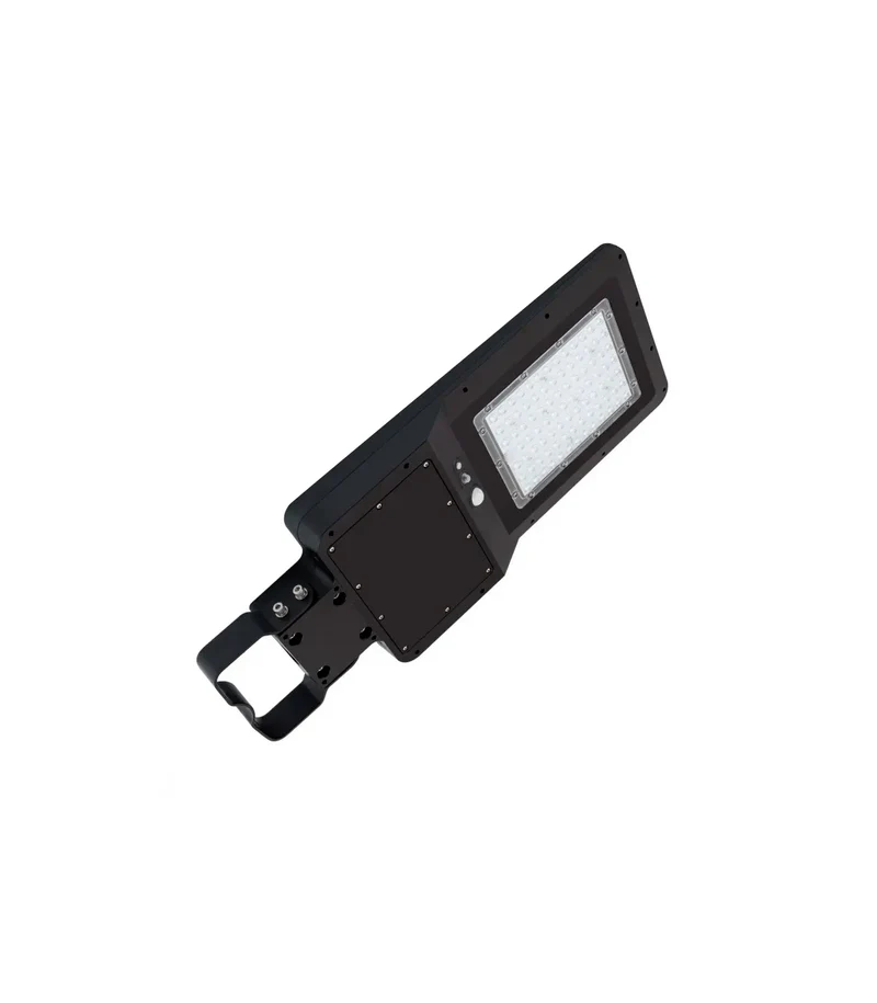 Luminaire solaire LED 40W 6000Lm avec capteur de mouvement et crépusculaire
