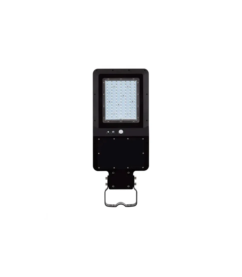 Luminaire solaire LED 40W 6000Lm avec capteur de mouvement et crépusculaire