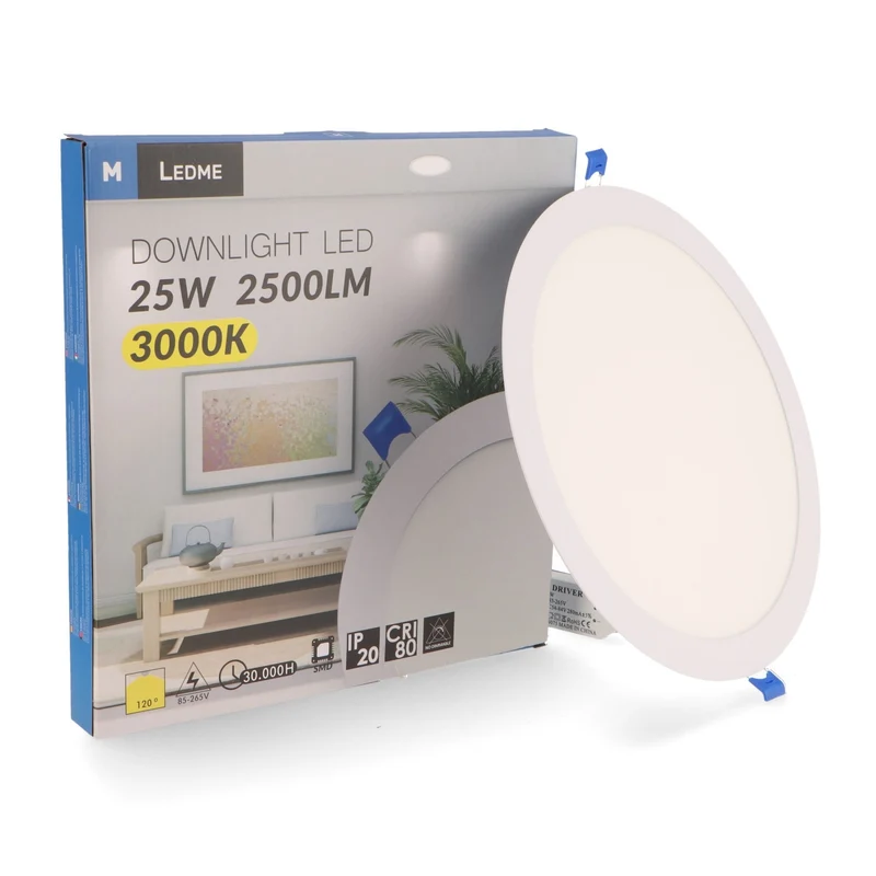 Downligth Led rond Série Slim 25W-4000K