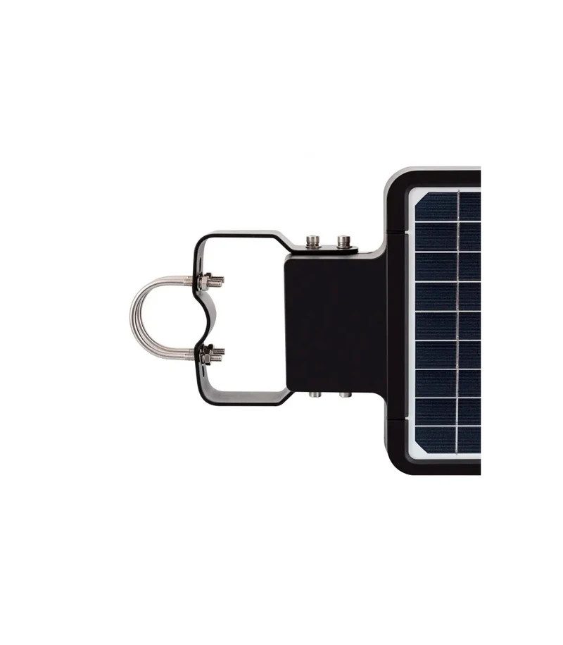 Luminaire solaire LED 15W 1600Lm avec capteur de mouvement et crépusculaire