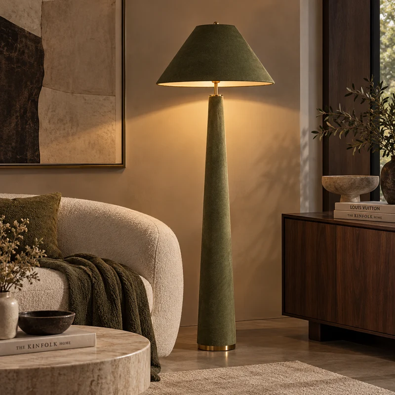Lampadaire Vert Émeraude