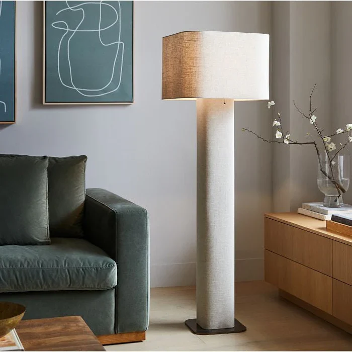 Lampadaire Tissu