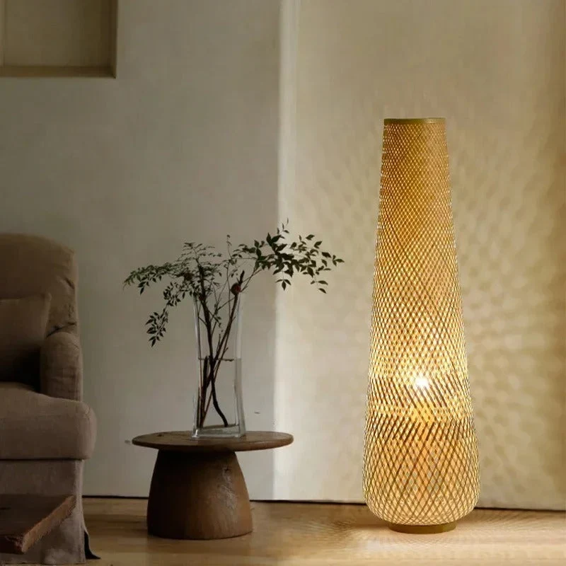 Lampadaire Bambou