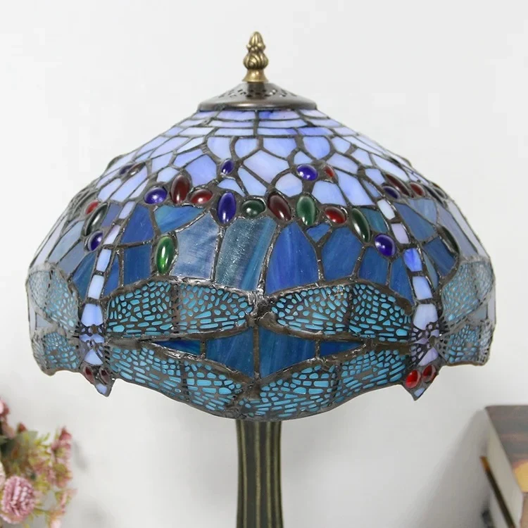 Lampe Tiffany Bleue