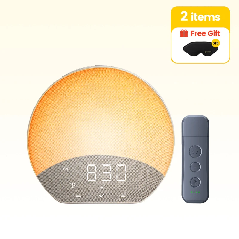 Glocusent Day & Night Bundle – N17 Sunrise Alarm & Book Light