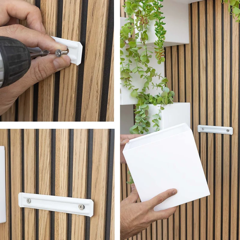 Pack Appliques Murales Solaires WALLY + Pots Muraux | Éclairage et Jardin Vertical Durable