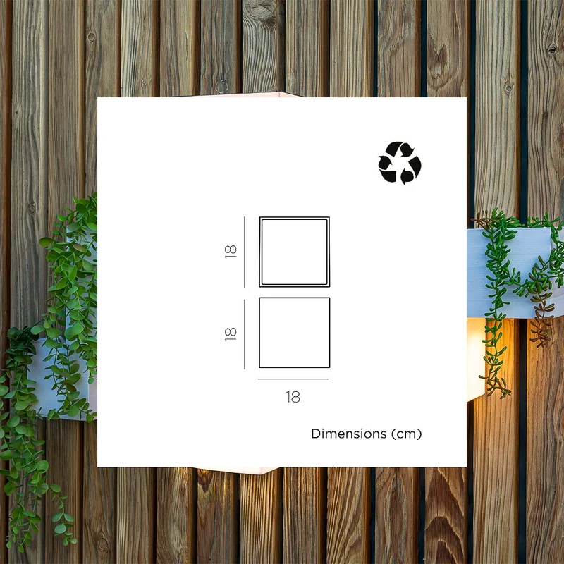Applique avec charge solaire WALLY