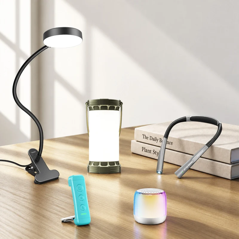 Glocusent Everyday Essentials Bundle – 5-Piece Lighting & Sleep Set