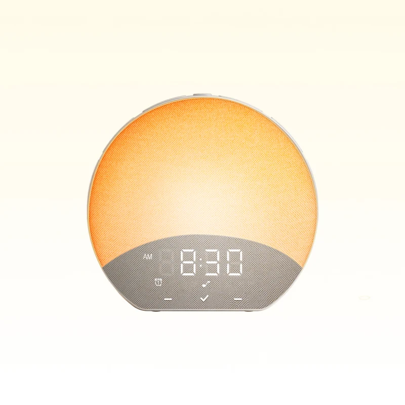 Glocusent Sunrise Alarm N17 with Fabric Finish & White Noise