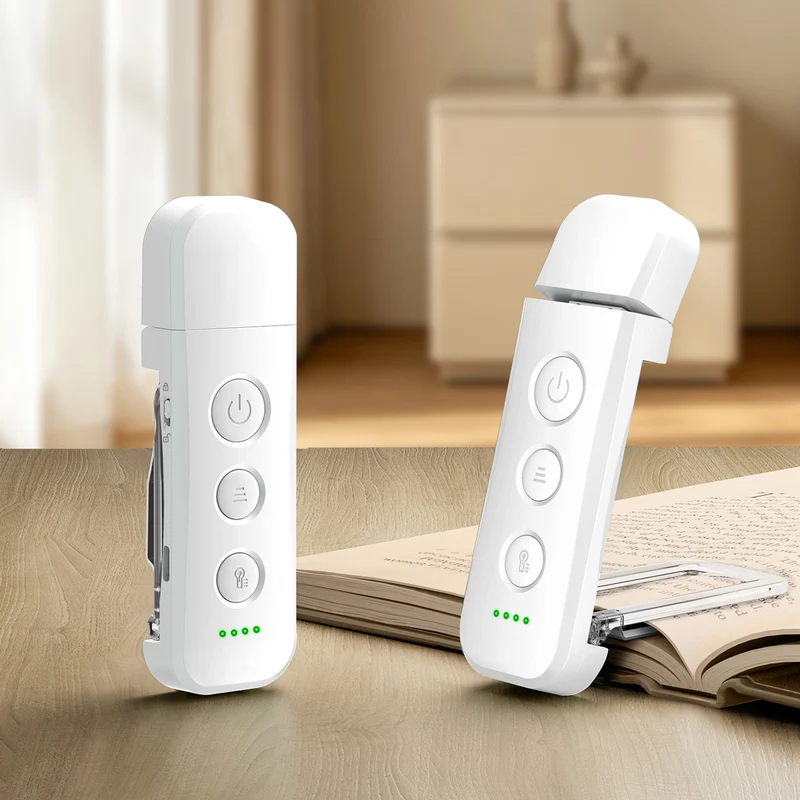 Glocusent Pro Max 12 LED Bookmark Style Reading Light Add Travel Lock