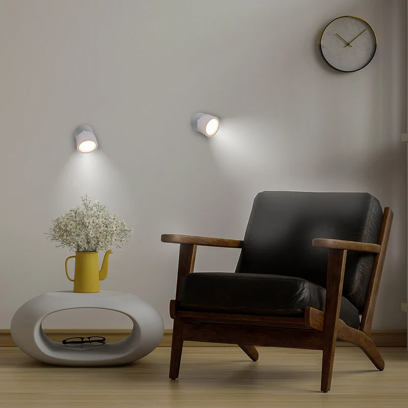 Lampe murale rond à batterie pour l'intérieur ROLL 8