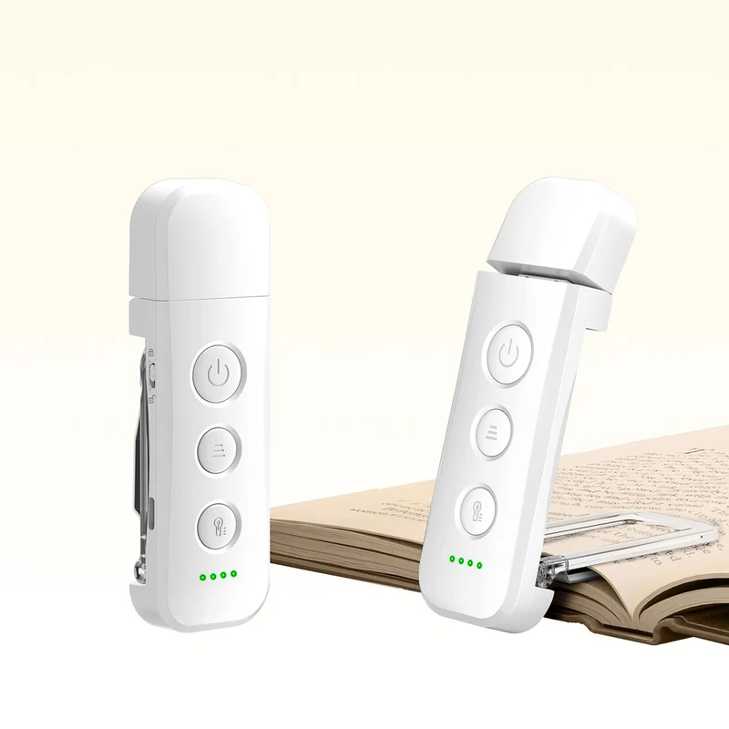 Glocusent Pro Max 12 LED Bookmark Style Reading Light Add Travel Lock