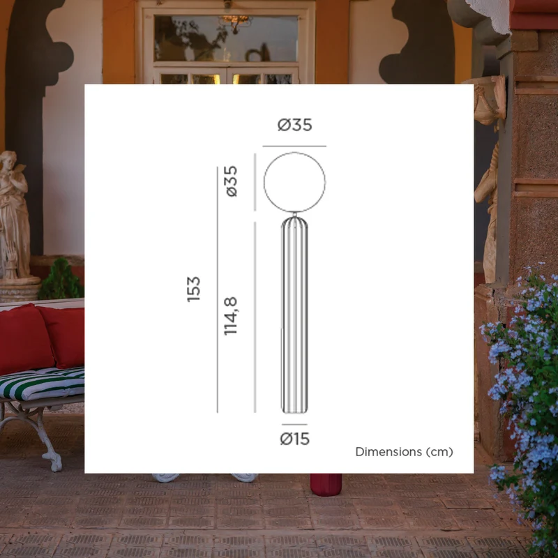 LAMPADAIRE PORTABLE MONICA 150