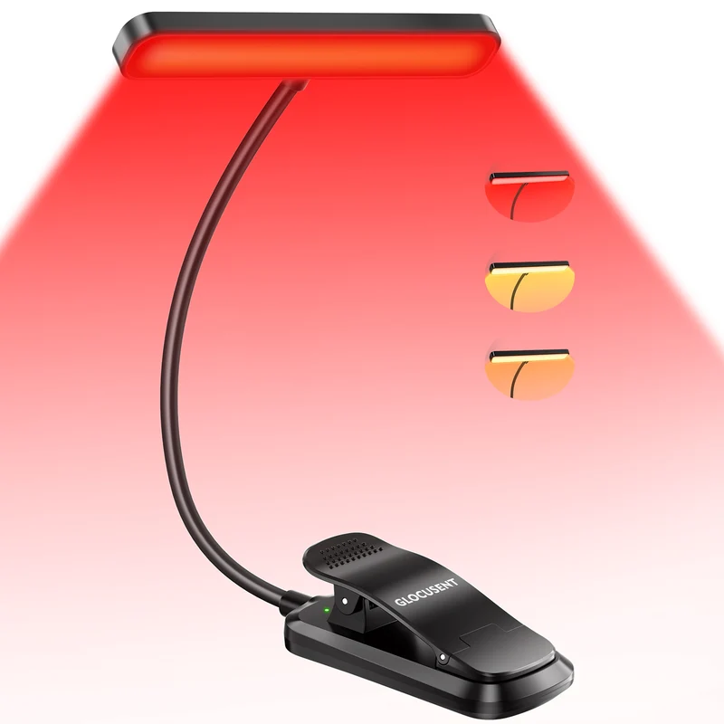 Glocusent 26 LED Red & Amber Eye-Care Reading Light