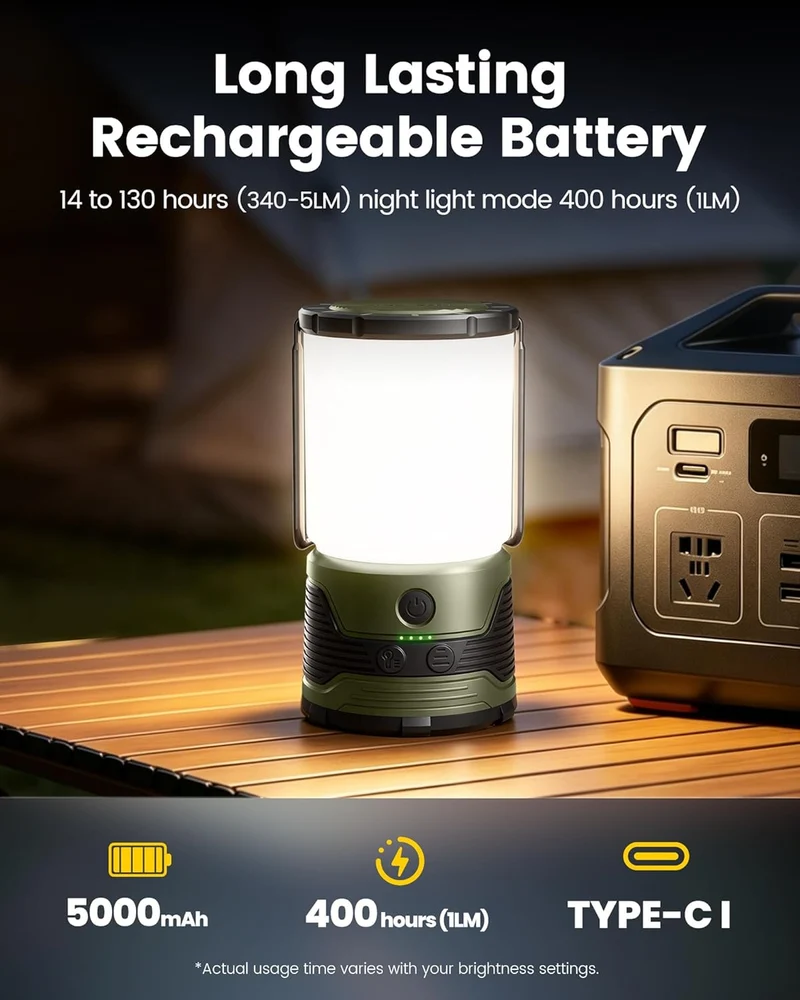 Glocusent Trenta Detachable Camping Lantern & Emergency Light