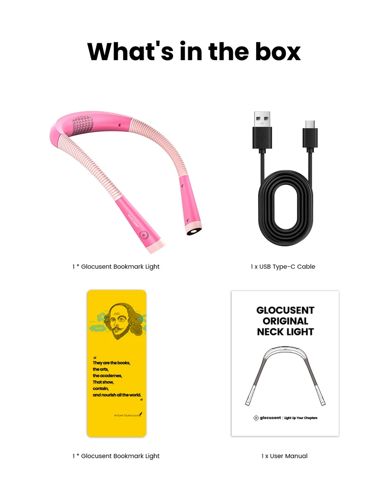 Glocusent Original LED Neck Reading Light