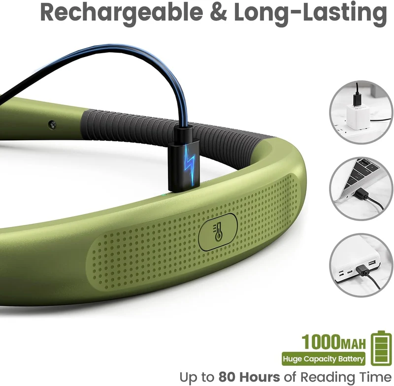Glocusent Original LED Neck Reading Light