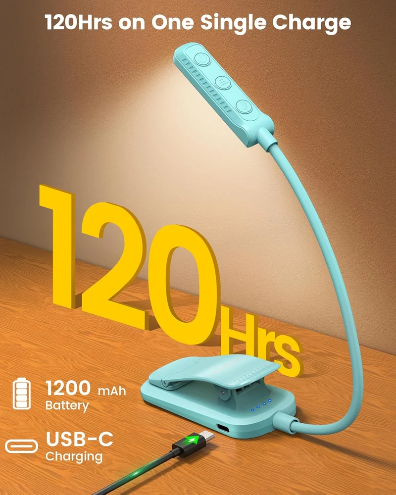 Glocusent 13 LEDs Plus Clip on Reading Light