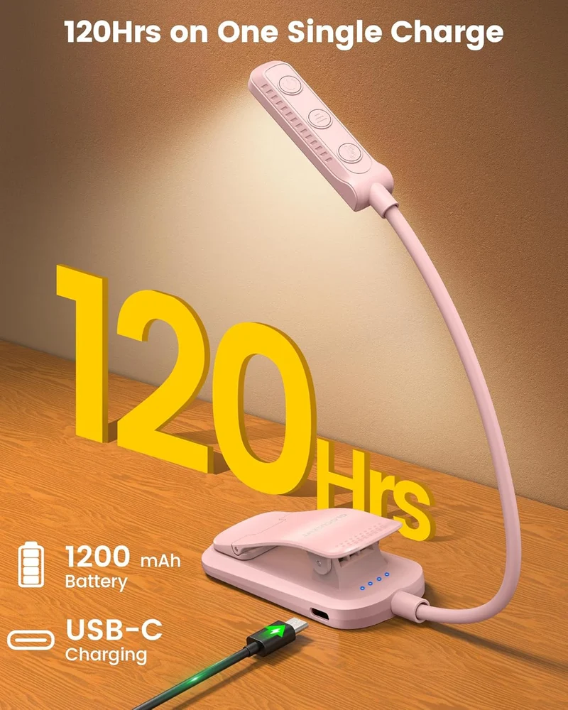 Glocusent 13 LEDs Plus Clip on Reading Light