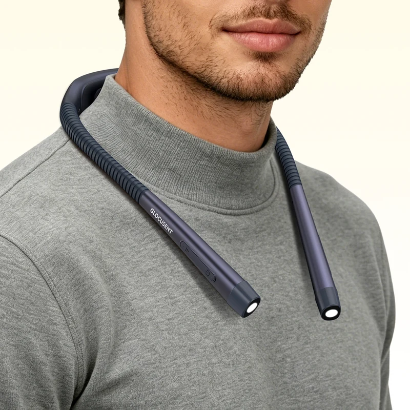 Glocusent Ergonomic LED Reading Neck Light