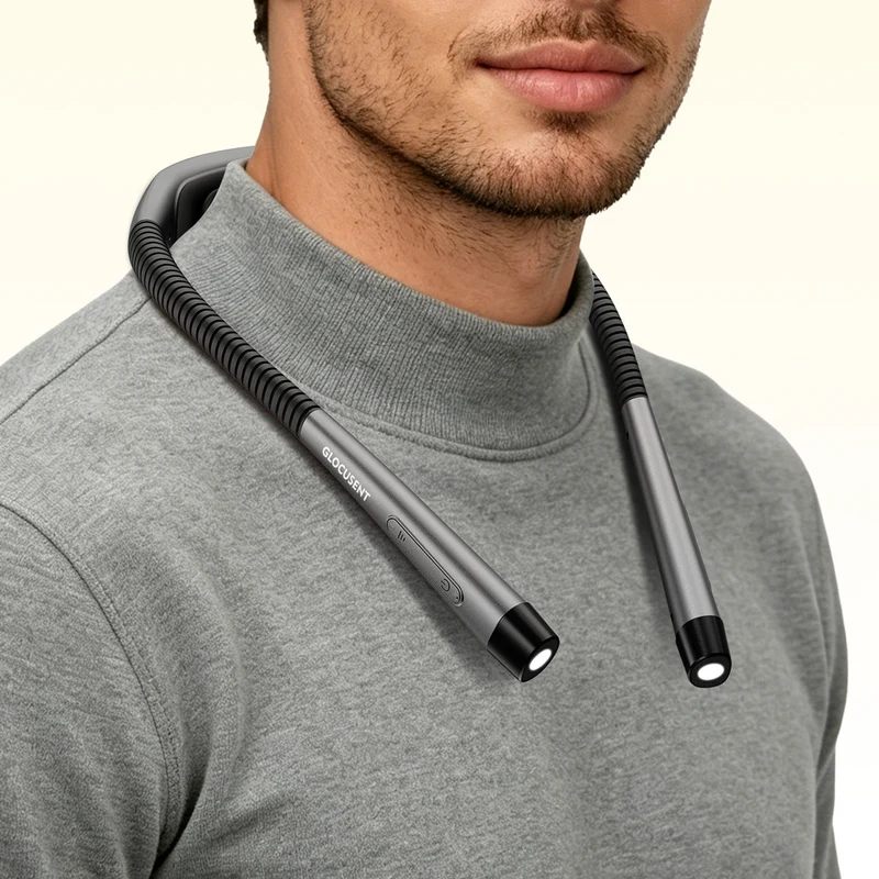 Glocusent Ergonomic LED Reading Neck Light