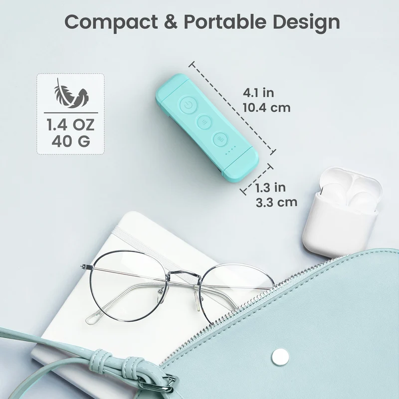 Glocusent Bookmark Style Reading Light USB Rechargeable