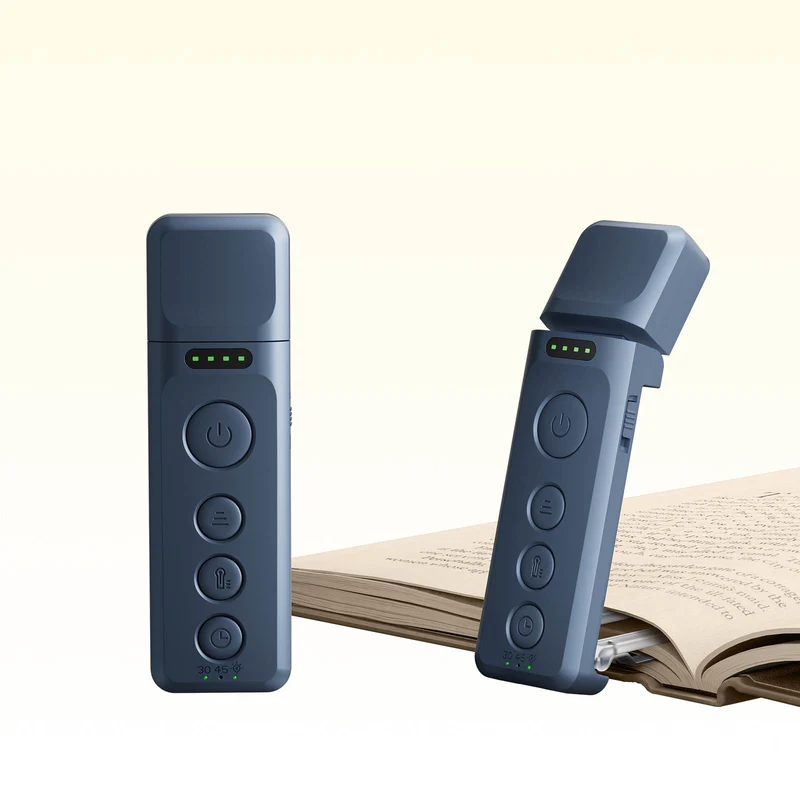Glocusent Upgraded Bookmark Style Reading Light Type-C & Timer