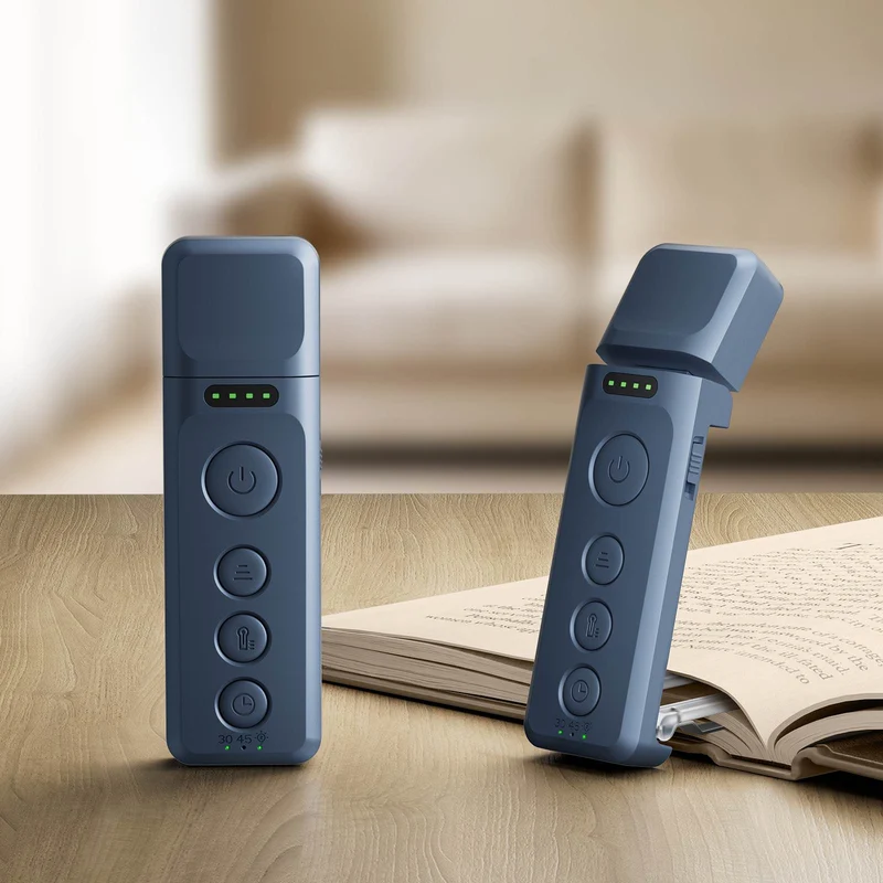 Glocusent Upgraded Bookmark Style Reading Light Type-C & Timer