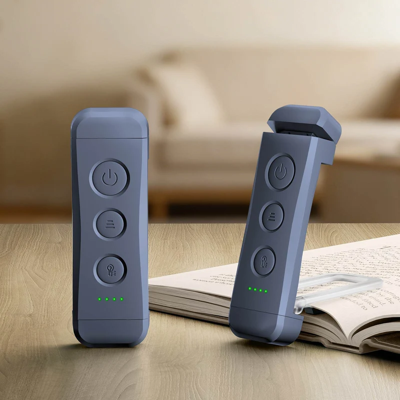Glocusent Bookmark Style Reading Light USB Rechargeable