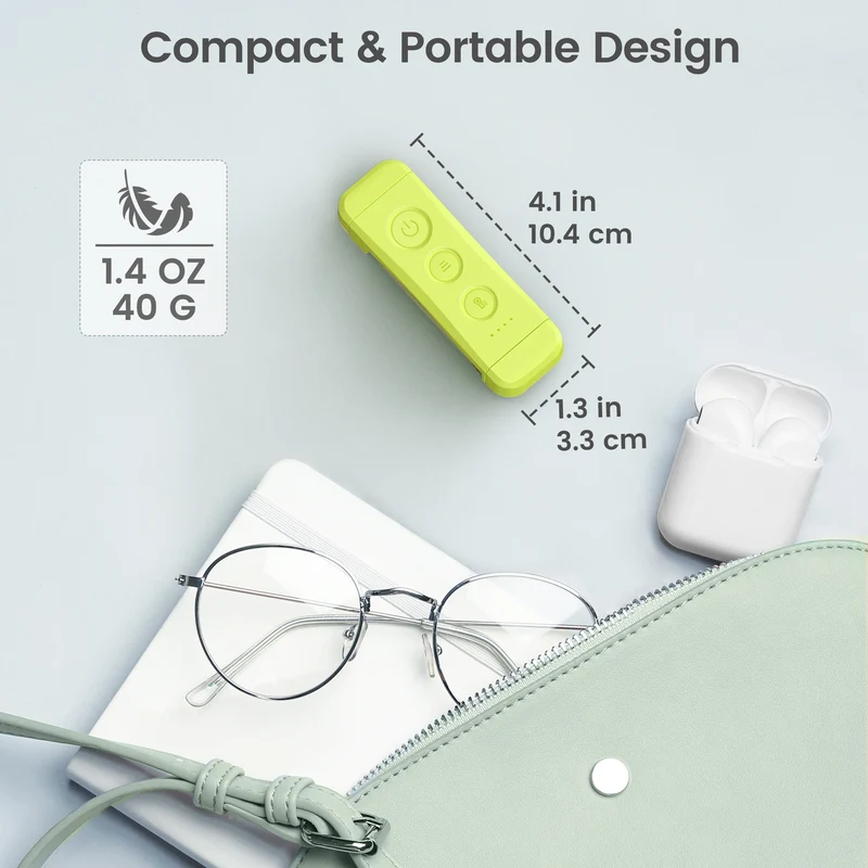 Glocusent Bookmark Style Reading Light USB Rechargeable