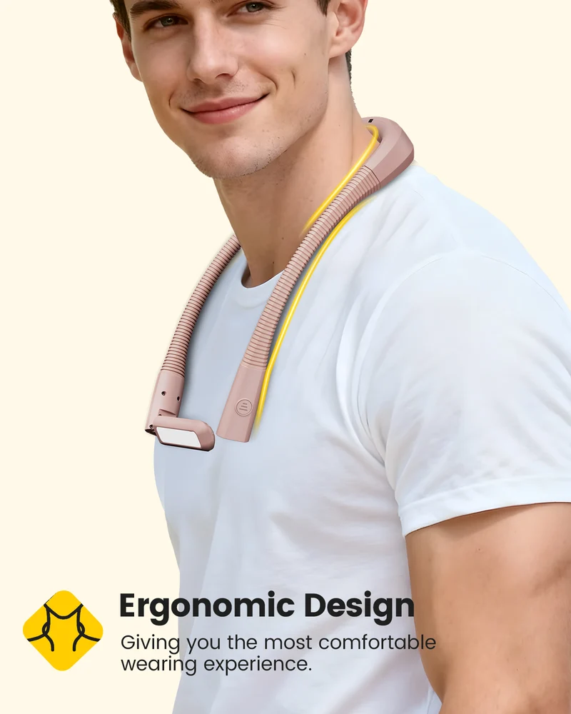 Glocusent Dual-Beam Ergonomic LED Neck Light