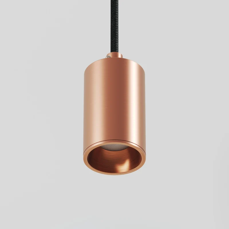 Suspension avec Spot GU10 Bispot - Cuivre satiné
